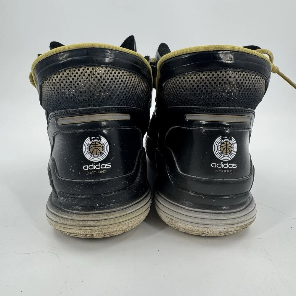 MEN'S ADIDAS SM TS‎ HEAT CHECK NA US SIZE 14 BLACK GOLD G22681